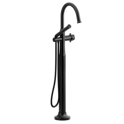 Momenti™ Single Hole Floor Mount Tub Filler Trim with C-Spout