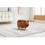 Upholstered Faux Fur Footstool