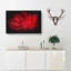 Dewdrops Upon A Red Rose - Wrapped Canvas-56644556