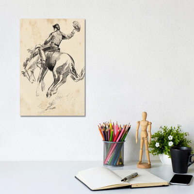 King Of The Rodeo II by Jennifer Paxton Parker - Wrapped Canvas Print