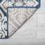 Tapis bleu foncé en polypropylène tissé à la machine Adella-897677419