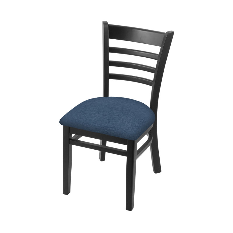 18'' H Upholstered Beech Side Chair, Rein Bay, Black