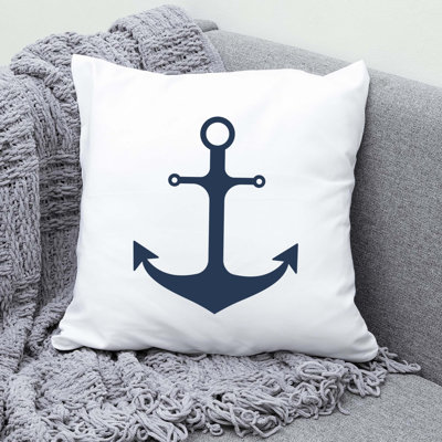Nautical Sea Life_68 - Throw Pillow Insert Include Polyester Throw Pillow