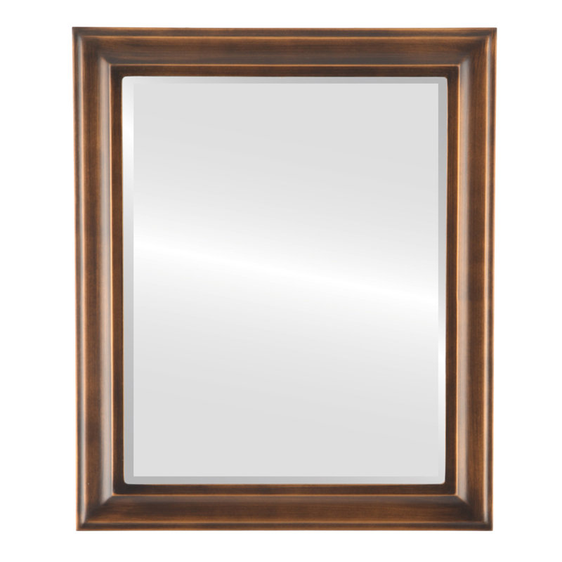 Miroir décoratif biseauté traditionnel Witham, 27 po x 21 po
