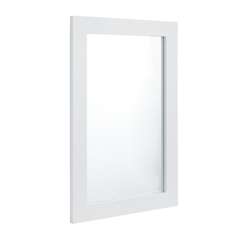 Miroir mural, Blanc, 36 po x 24 po