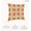 Coussin décoratif géométrique intérieur / extérieur en polyester