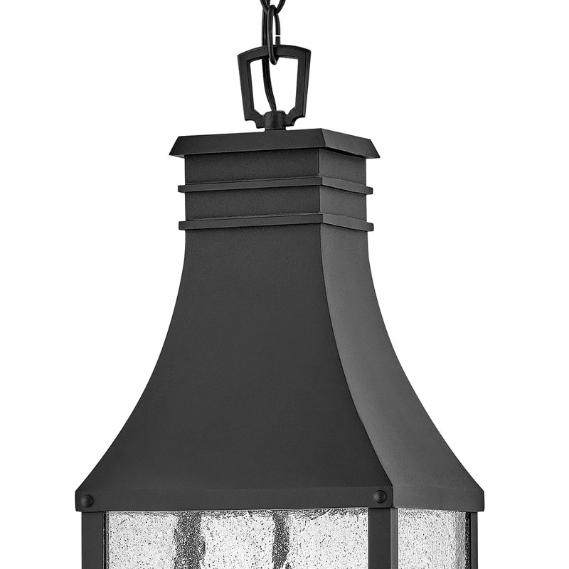 Beacon Hill 3-Light Outdoor Hanging Lantern, Museum Black