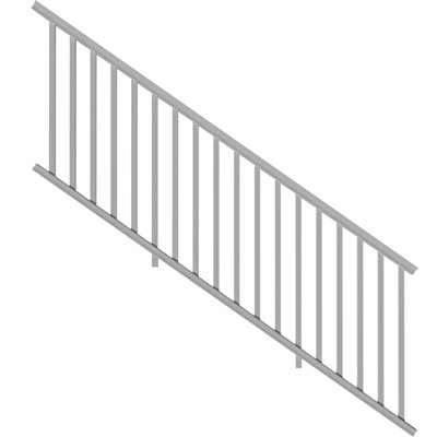 Providence Stair Rail Kit 36 Ft. H Polyvinyl Chloride (PVC) Porch and Stair Railings