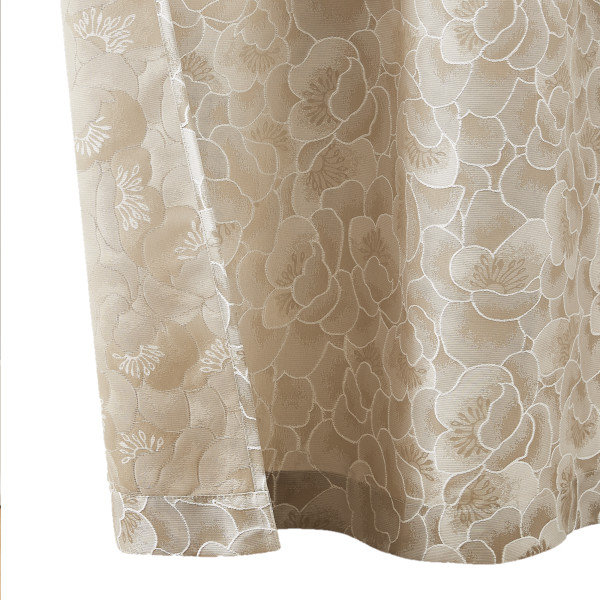 Orandy Semi-Sheer Curtain Pair, 38" W x 84" L