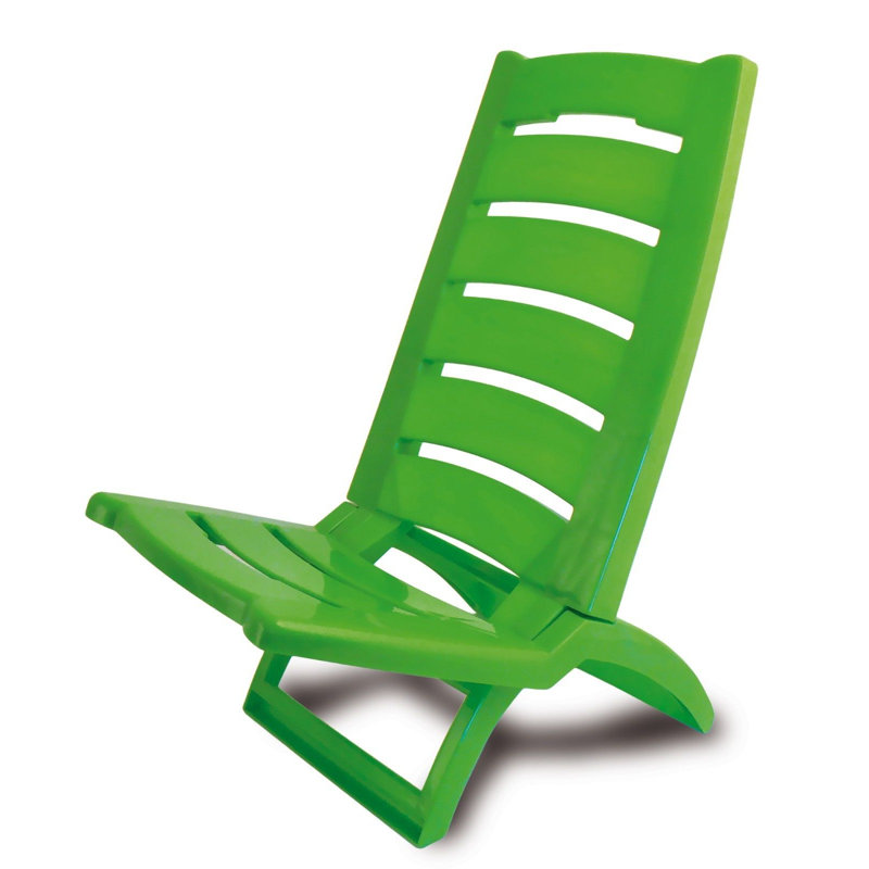 Peletier Folding Beach Chair, Dark Green