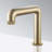 BathSelect Commercial Brushed Gold Touchless Sensor Faucet – Elegant, Hygienic, and Efficient