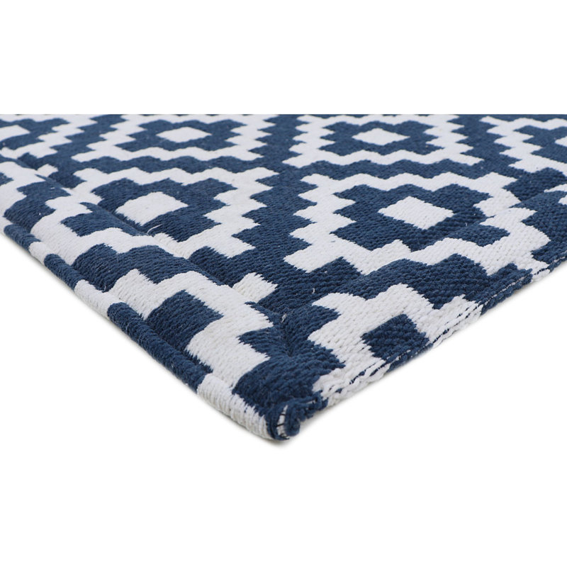 Ahnaleigh Geometric Polyester Anti-Fatigue Kitchen Mat