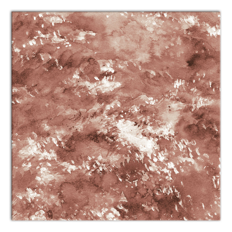 Blotchy Blush - Peinture, Toile tendue, H 30 po x l 30 po x P 1,25 po