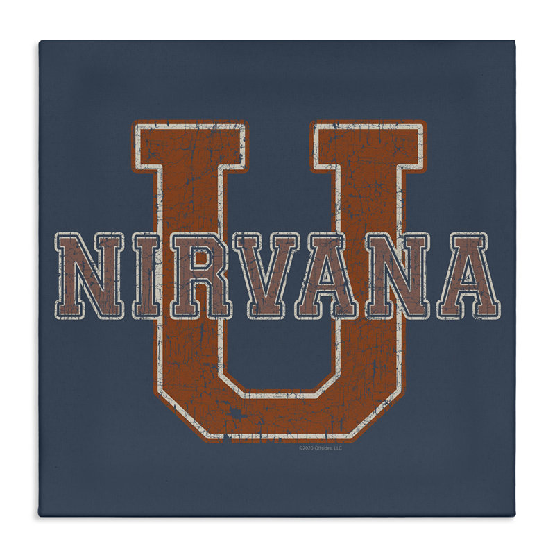 Art mural en toile Nirvana U Varsity, H 36 po x l 36 po