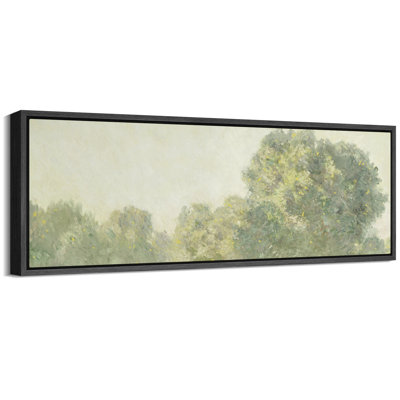 Rustic Countryside " Serene Canopy Soft Green Tree Rustic Retro Art Decor Extra Large Artwork Pictures "