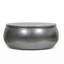 Table basse cylindrique en aluminium