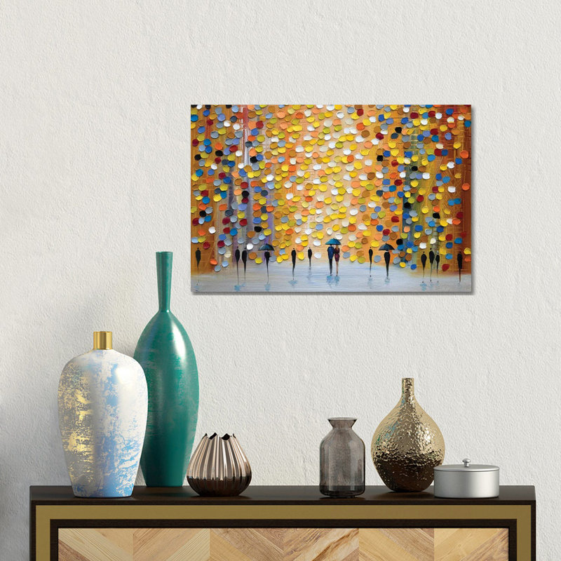 Lovely Rain - Gallery-Wrapped Canvas Giclée, 12" H x 18" W