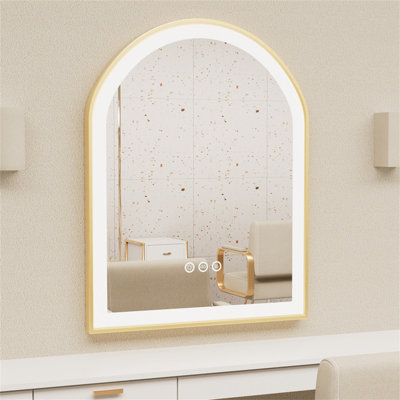 Indira Aluminium Arch Wall Mirror