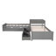 Lit plateforme simple avec rangement en bois massif-990748985