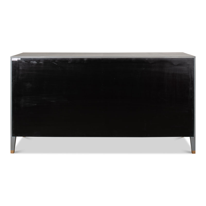 Shagreen 76'' W Sideboard, Storm Gray