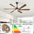 6 Blade Solid Wood Smart Ceiling Fan With Quiet Reversible Dc Motor, Dimmable Led Light, Remote & App Control-1930628580-1930628582-1930628577