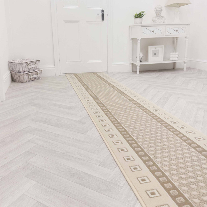 Runner Geometric Area Rug, Runner 60 x 330 cm
