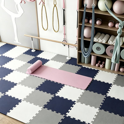  Tapis de jeu en mousse l 35,4 po x L 71 po, tapis de rampement, tapis de sol pour salle de jeux ou salle de sport pour bébé