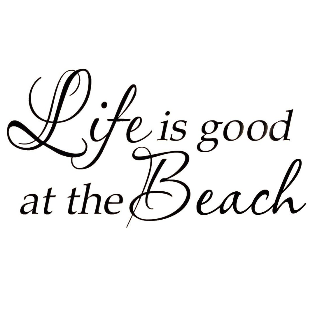 Drage Life is Good at the Beach Wall Decal Winston Porter