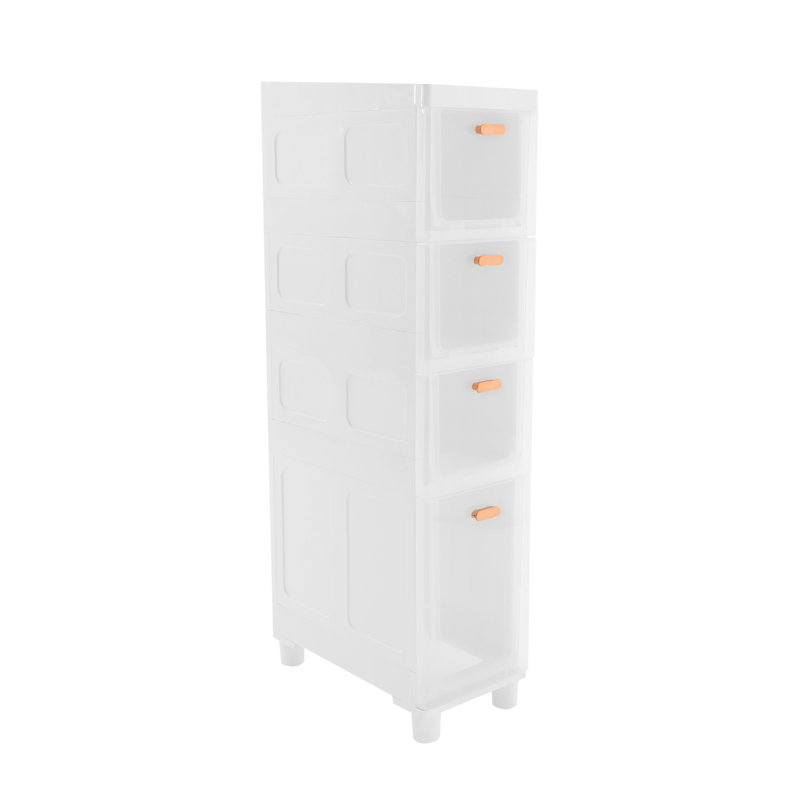 Armoire de rangement étroite étroite 4 niveaux