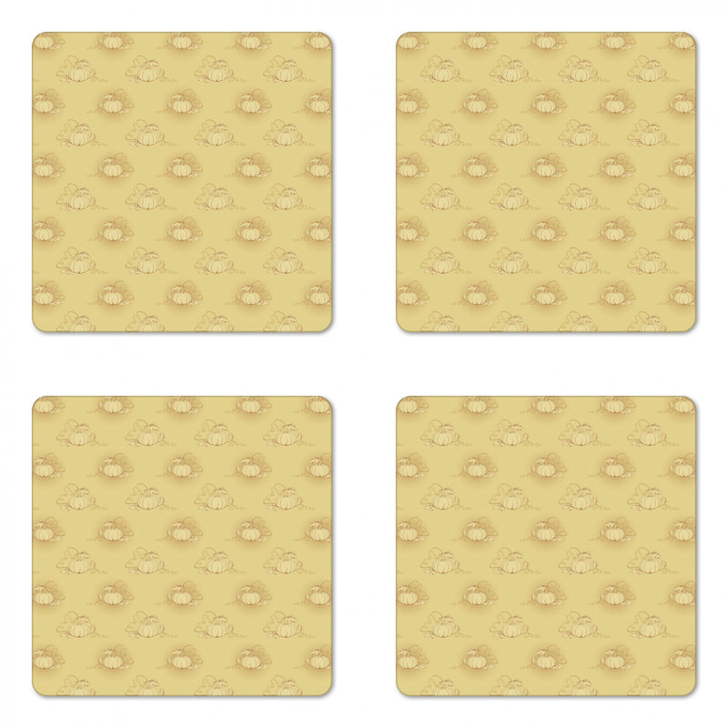 Square 4 Piece Coaster Set
