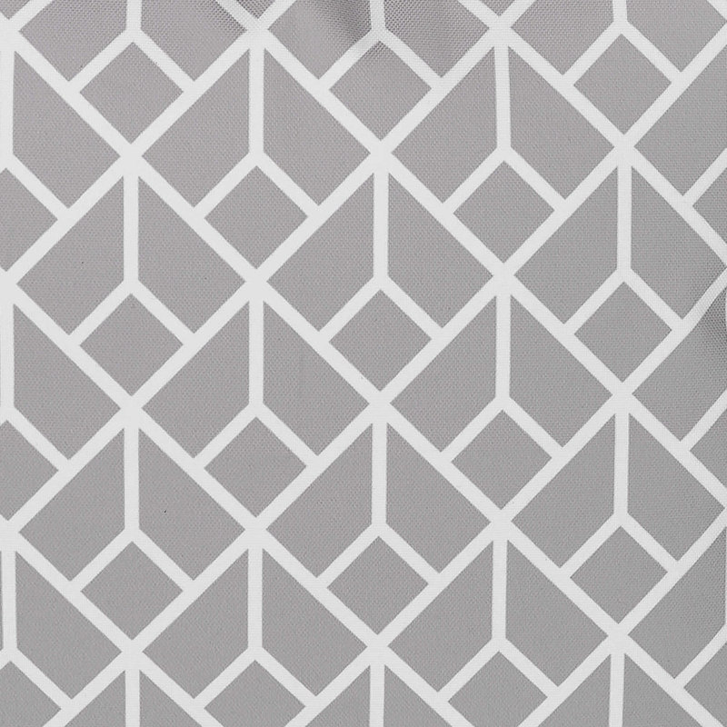 Art Deco Indoor-Outdoor Cushion, Grey