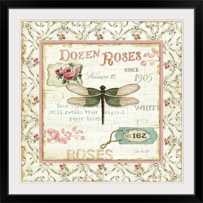 « rose jardin vi », impression