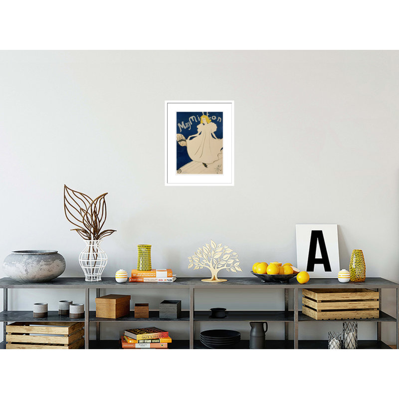«May Milton» par Henri de Toulouse-Lautrec, impression giclée encadrée, H 21,75 po x l 17,67 po