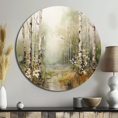 Greth - Landscapes Round Metal Art