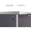 Ensemble d’armoire modulaire en gris ardoise avec housses l 96 po x p 24 po