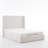 Upholstered Wingback Bed With Adjustable Base, Zero Gravity, Massage, And Smart App Control