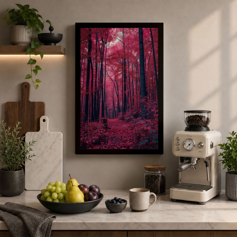 Print, 30x20 - 76.2 x 50.8 cm, Teal Border