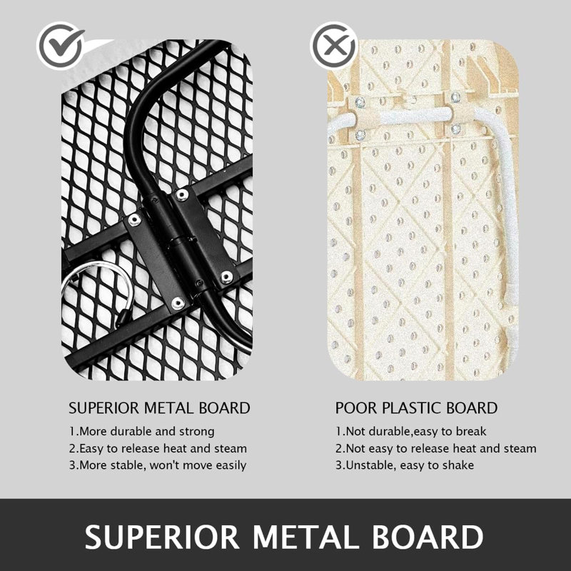 Compact Foldable Ironing Board - Space-Saving Design, Sturdy Metal Frame, Perfect For Small Spaces
