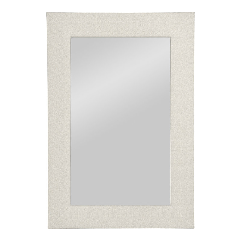 Brewster Wall Mirror, Nomad Snow Crypton® Chenille