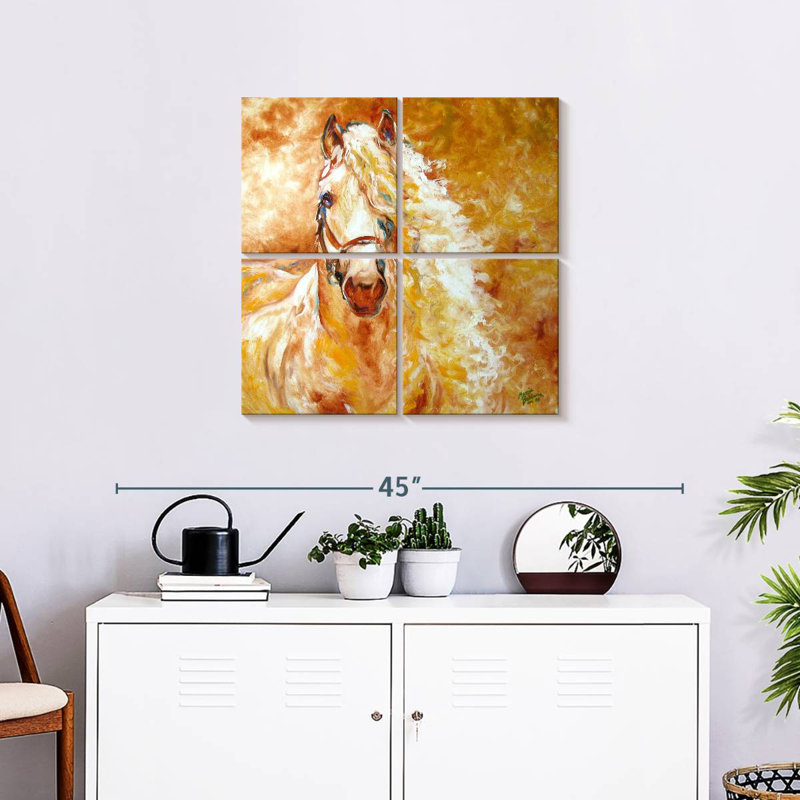 Brampt Golden Grace andalou équin, H 26 po x l 26 po