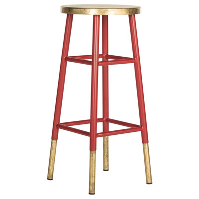Amiaha Counter Stool with Metal Frame