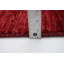 Tapis rouge foncé en laine nouée à la main de conception unique 10 pi 1 po x 14 pi 7 po New Age