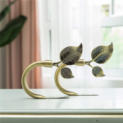 Leaf Shaped Curtain Tieback Holdbacks 2pcs