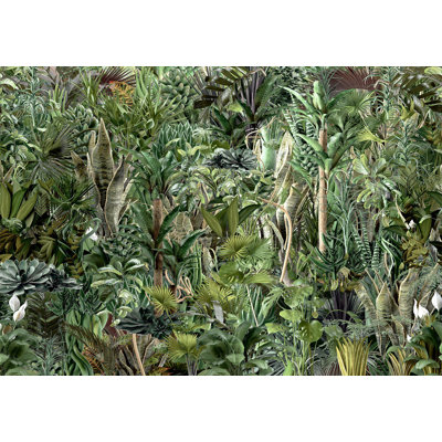 Papier peint botanique - Richesse de la jungle