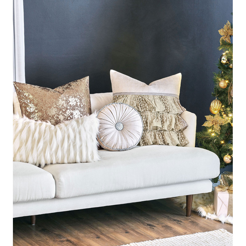 Holiday Glam Square Pillow Cover & Insert