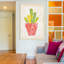«Collage Cactus VI.A, impression sur toile tendue-20144271-72570439-72570440