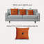 Housse et insert d'oreiller carré-623306038-623306039