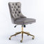 Chaise de bureau rembourrée et capitonnée-1151777022
