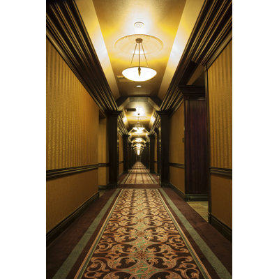 Long Art Deco Corridor par Jacek_Sopotnicki - photographie sur toile tendue