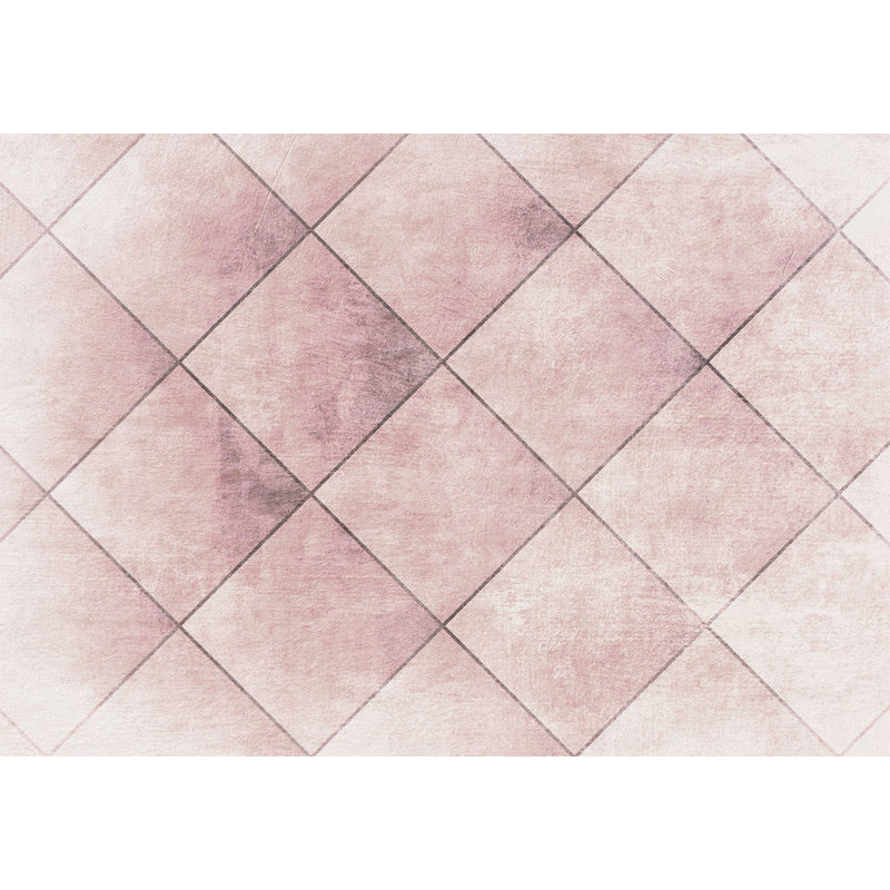 Murale pelez et collez Deserea, Rose, L 57 po x L 41 po